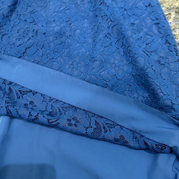 J.Crew Cobalt Blue Lace Sheath Dress Size 8 Wedding Guest Cocktail - Picture 10 of 10
